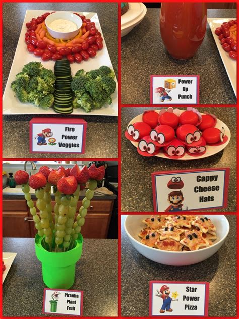 Create a Mario-inspired ambiance for your next dinner party